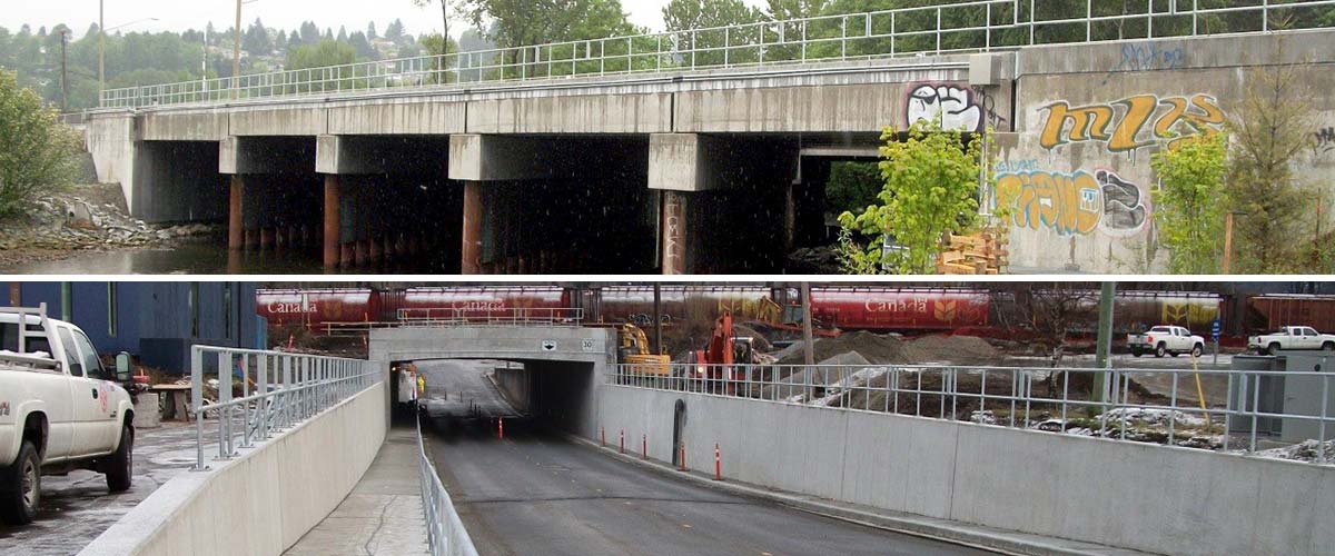 Lynn Creek Bridge and Brooksbank Avenue Underpass